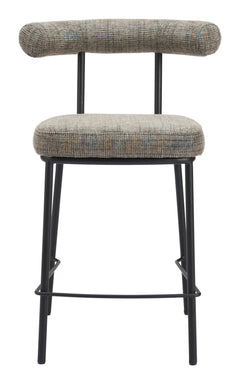 Kede Green Tweed Counter Stool - Ornate Home