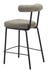 Kede Green Tweed Counter Stool - Ornate Home