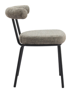Kede Green Tweed Dining Chair (Set of 2) - Ornate Home