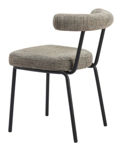 Kede Green Tweed Dining Chair (Set of 2) - Ornate Home