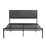 Keegan Gunmetal Queen Platform Bed - Ornate Home