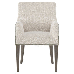 Keeley Portobello/Beige Fabric Arm Chair - Ornate Home