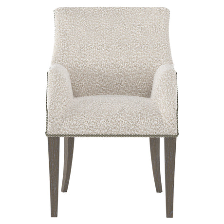 Keeley Portobello/Beige Fabric Arm Chair - Ornate Home
