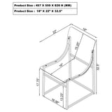 Keeling Chrome 5-piece Round Glass Top Acrylic Dining Set - Ornate Home