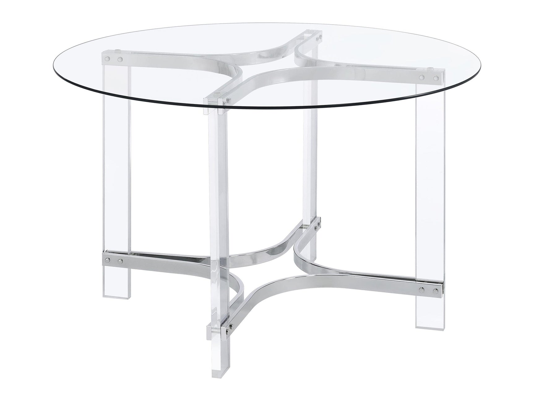 Keeling Chrome Dining Room Table - Ornate Home