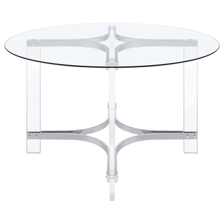 Keeling Chrome Dining Room Table - Ornate Home