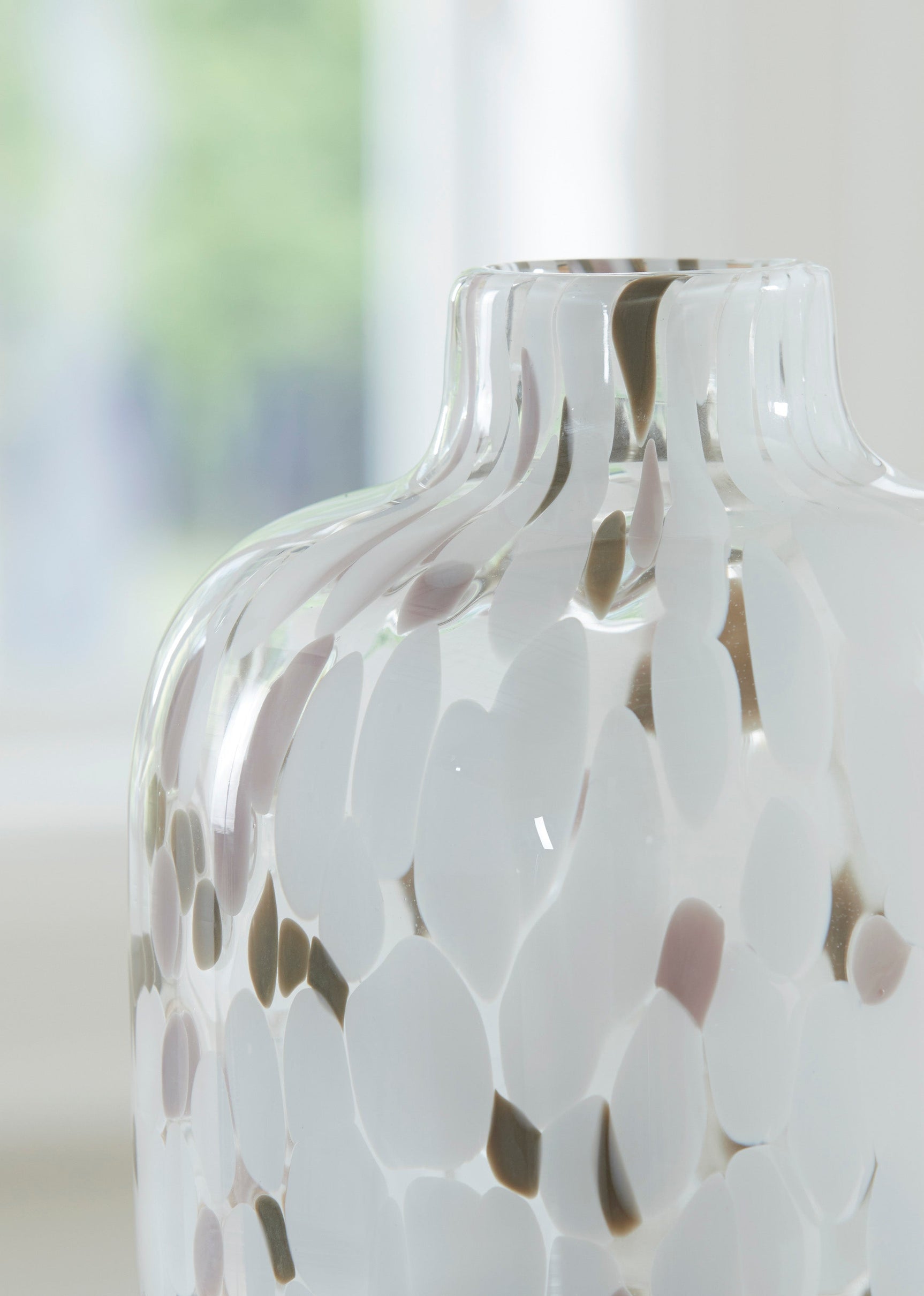 Keelton White/Taupe/Pink Vase 6"(Online Special Price) - Ornate Home