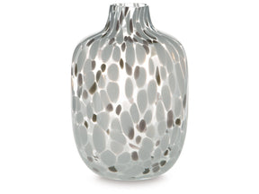 Keelton White/Taupe/Pink Vase 9" (Online Special Price) - Ornate Home