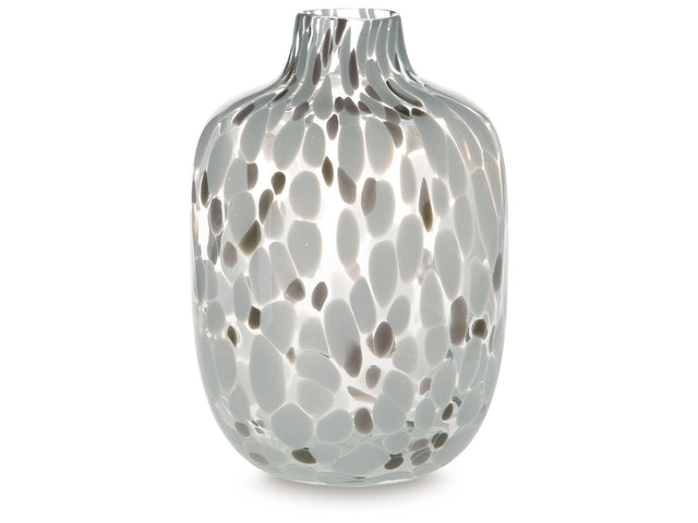 Keelton White/Taupe/Pink Vase 9" (Online Special Price) - Ornate Home