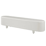 Keely White High Gloss TV Stand - Ornate Home