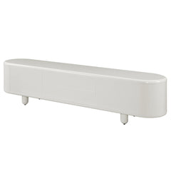 Keely White High Gloss TV Stand - Ornate Home