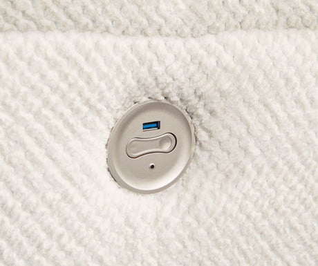 Keensburg Linen 3pc Power Reclining Sectional (left-arm Console) - Ornate Home