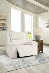 Keensburg Linen Oversized Power Recliner (Online Special Price) - Ornate Home