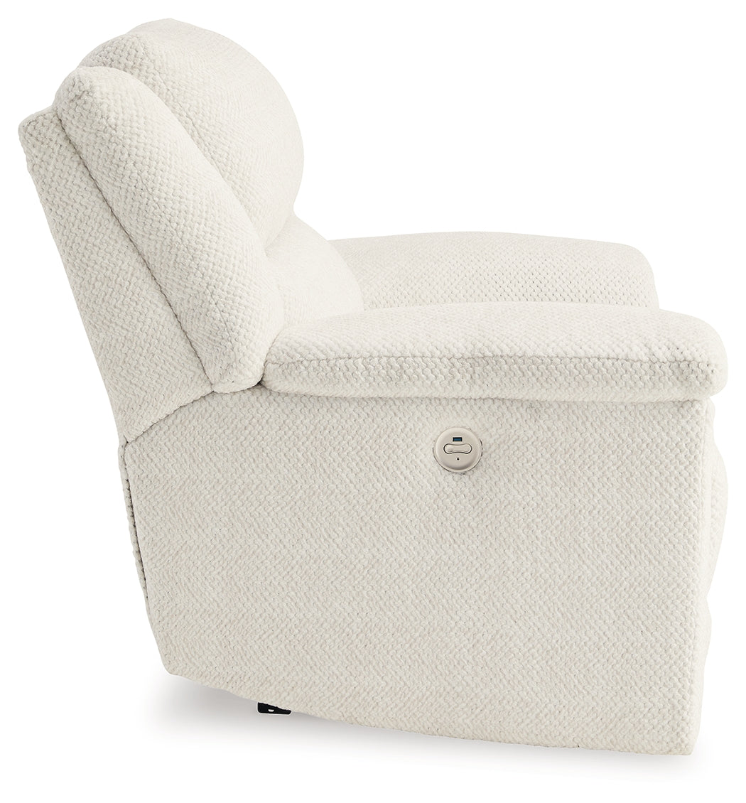 Keensburg Linen Oversized Power Recliner - Ornate Home