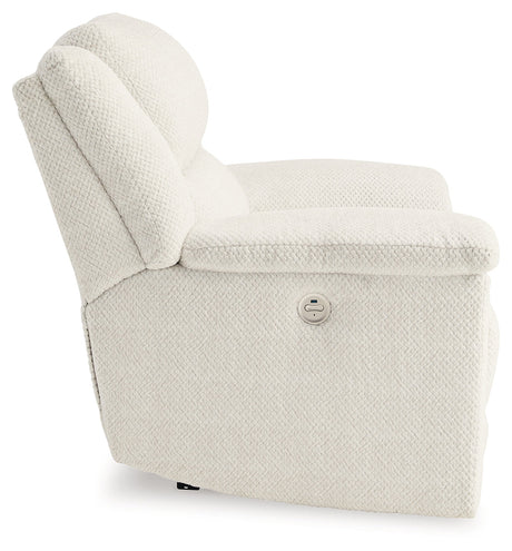 Keensburg Linen Oversized Power Recliner - Ornate Home