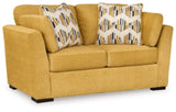 Keerwick Sunflower Loveseat - Ornate Home