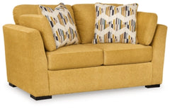 Keerwick Sunflower Loveseat - Ornate Home