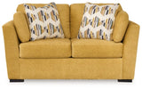Keerwick Sunflower Loveseat - Ornate Home
