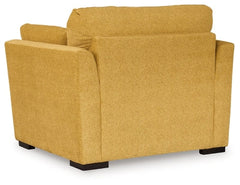 Keerwick Sunflower Oversized Chair and Ottoman - Ornate Home