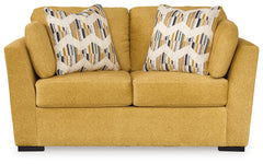 Keerwick Sunflower Sofa & Loveseat & Ottoman & 2 Chairs - Ornate Home