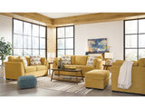Keerwick Sunflower Sofa, Loveseat, Oversized Chair and Ottoman (Online Special Price) - Ornate Home