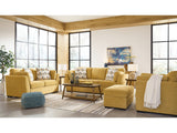 Keerwick Sunflower Sofa, Loveseat, Oversized Chair and Ottoman - Ornate Home