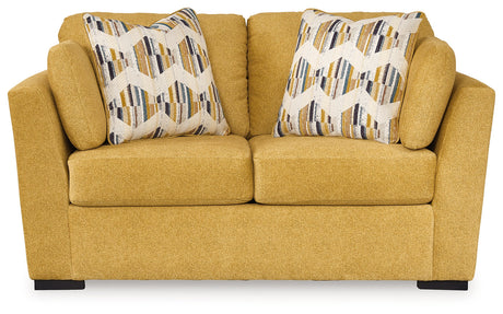Keerwick Sunflower Sofa, Loveseat, Oversized Chair and Ottoman - Ornate Home