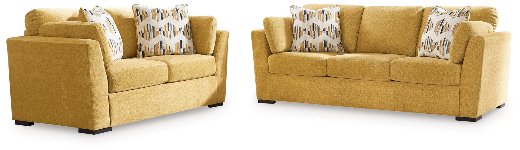 Keerwick Sunflower Sofa and Loveseat (Online Special Price) - Ornate Home