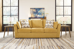 Keerwick Sunflower Sofa and Loveseat - Ornate Home