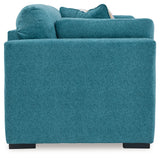 Keerwick Teal Queen Sofa Sleeper & Loveseat & Ottoman - Ornate Home