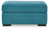 Keerwick Teal Queen Sofa Sleeper & Loveseat & Ottoman - Ornate Home