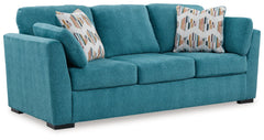 Keerwick Teal Queen Sofa Sleeper - Ornate Home