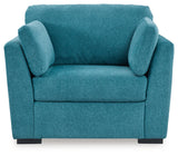 Keerwick Teal Sofa, Loveseat, Oversized Chair and Ottoman (Online Special Price) - Ornate Home