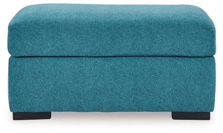Keerwick Teal Sofa, Loveseat, Oversized Chair and Ottoman - Ornate Home