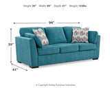 Keerwick Teal Sofa & Oversized Chair (Online Special Price) - Ornate Home