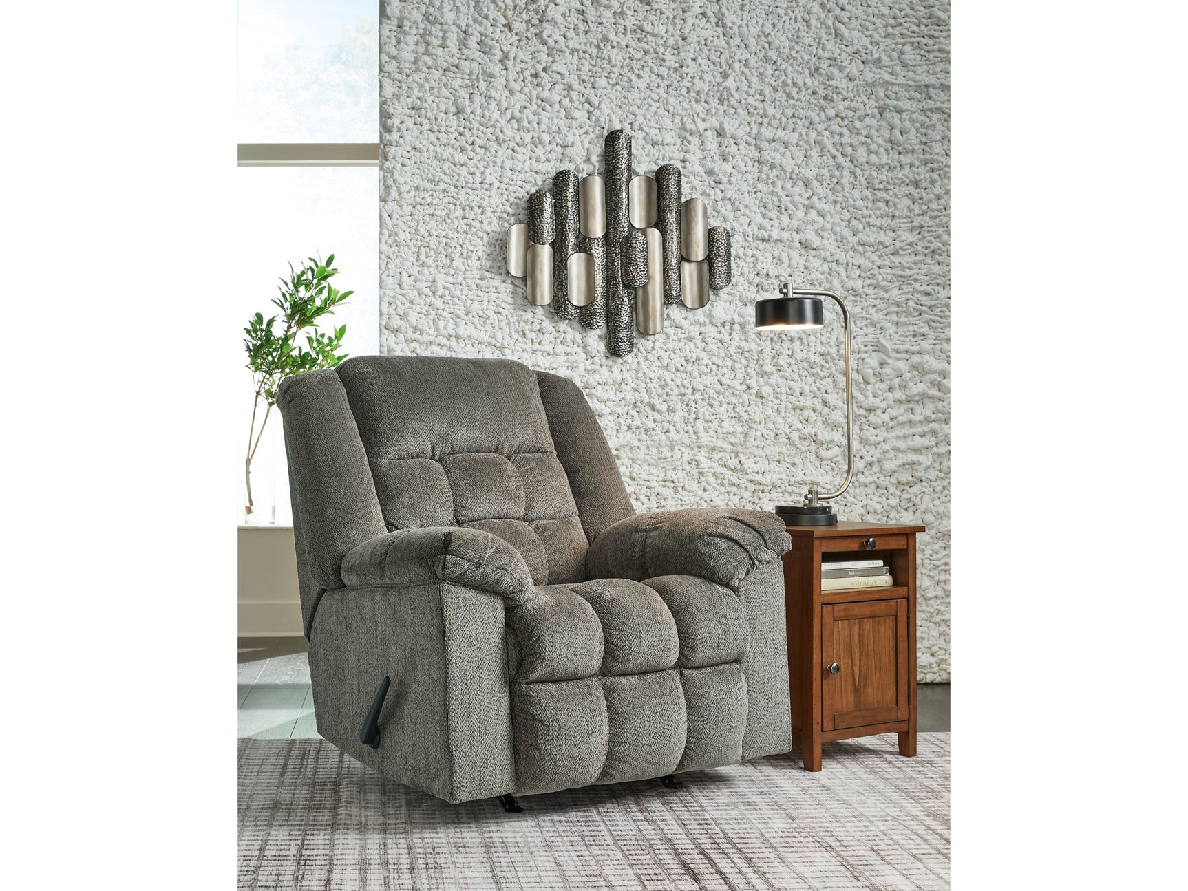 Kegler Putty Recliner - Ornate Home