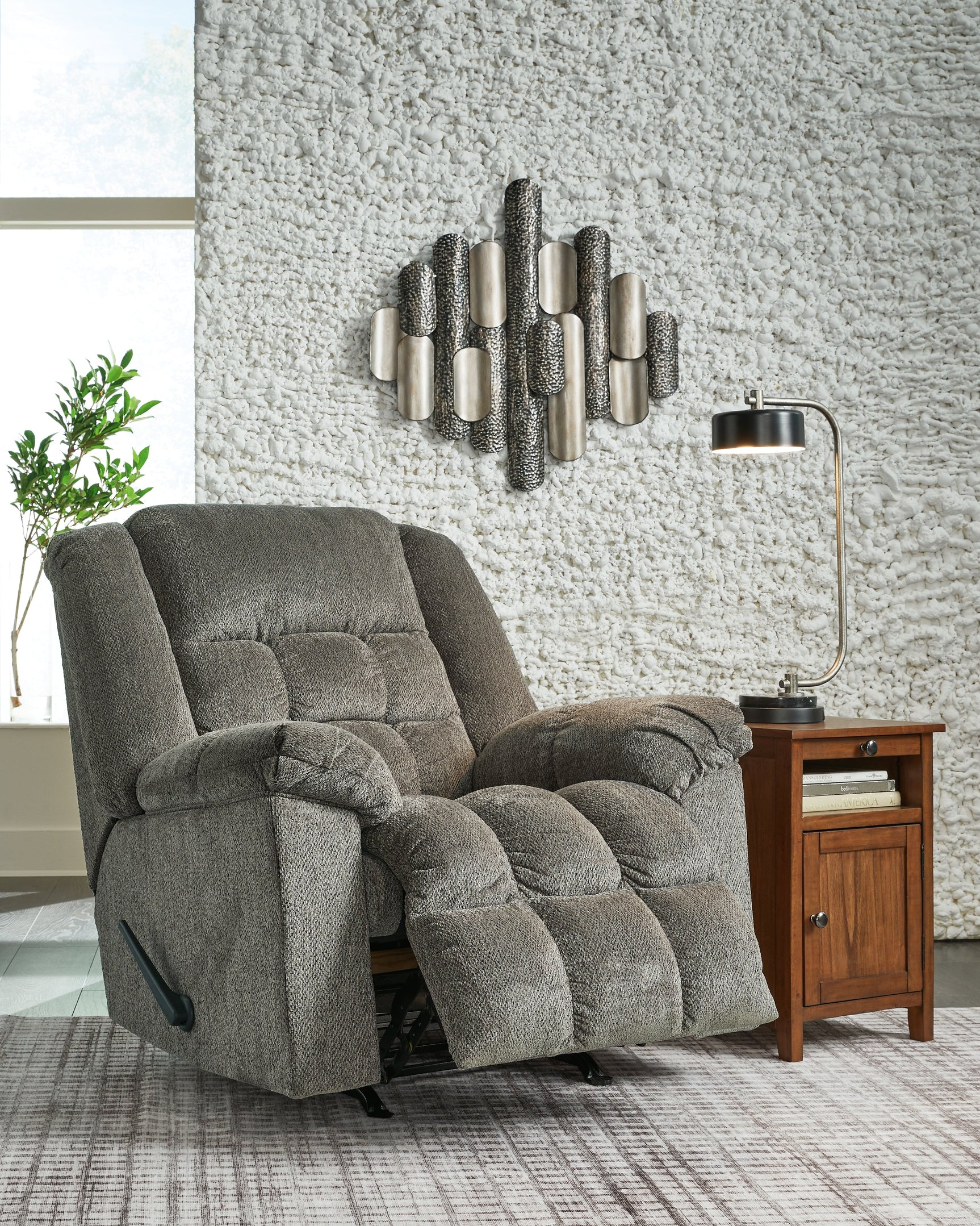Kegler Putty Recliner - Ornate Home