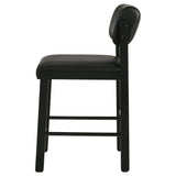 Kehoe Black Upholstered Counter Height Chair (Set of 2) - Ornate Home
