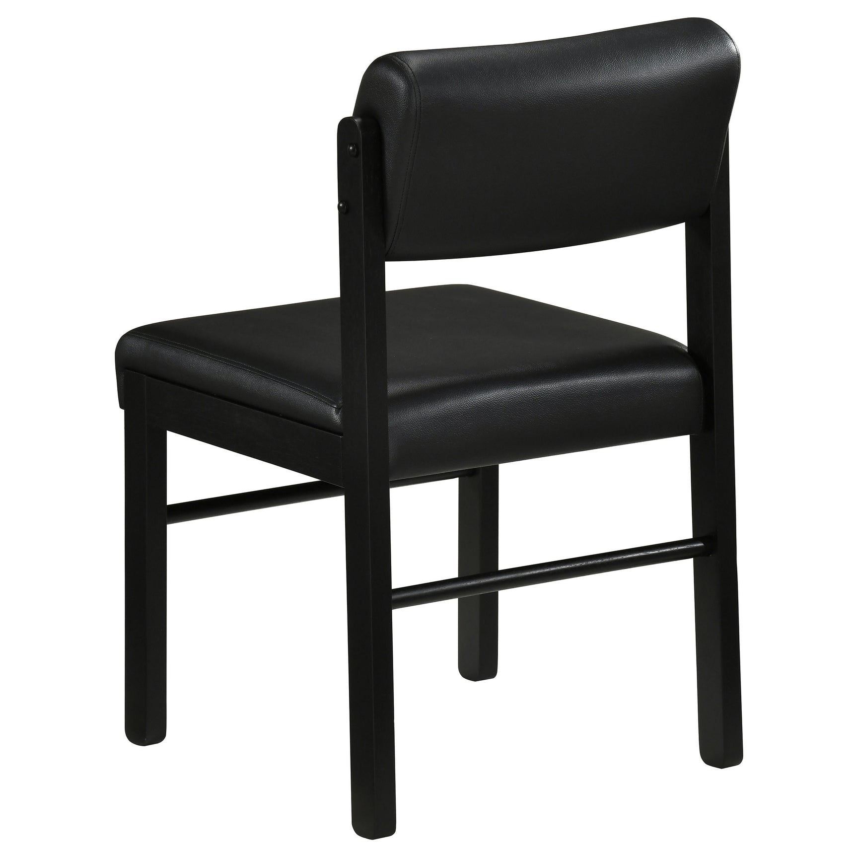 Kehoe Black Upholstered Dining Side Chair (Set of 2) - Ornate Home