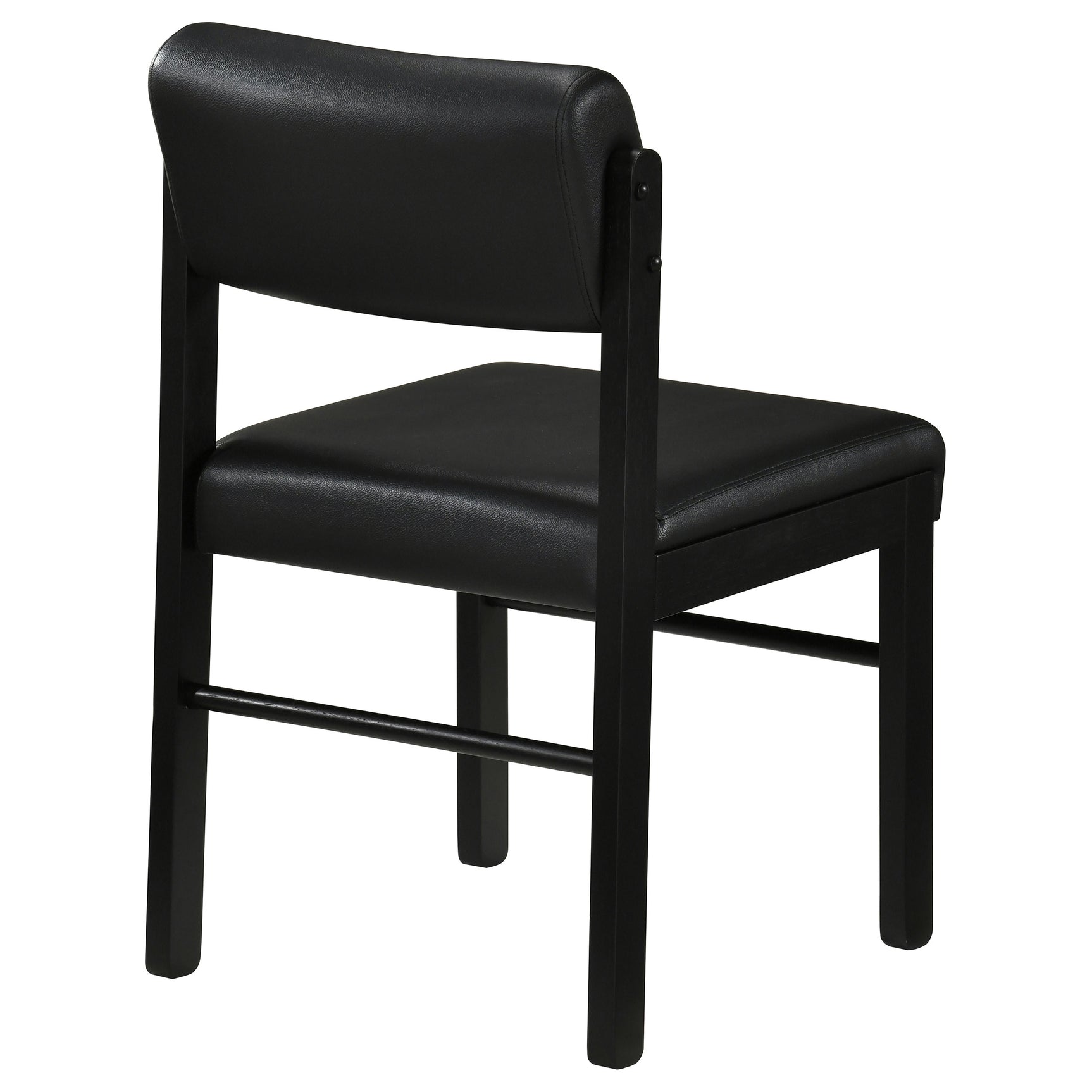 Kehoe Black Upholstered Dining Side Chair (Set of 2) - Ornate Home