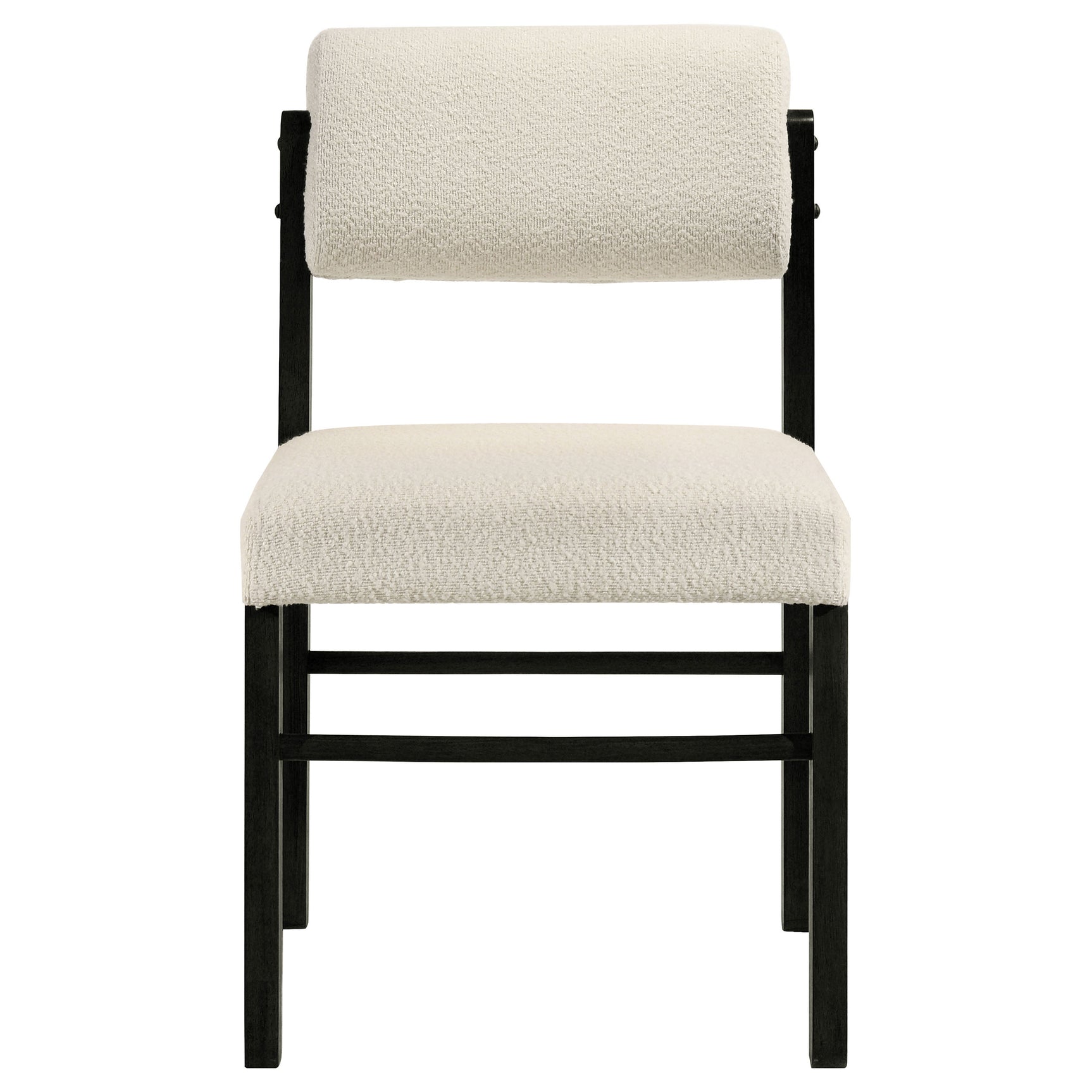 Kehoe Cream/Black Upholstered Dining Side Chair (Set of 2) - Ornate Home