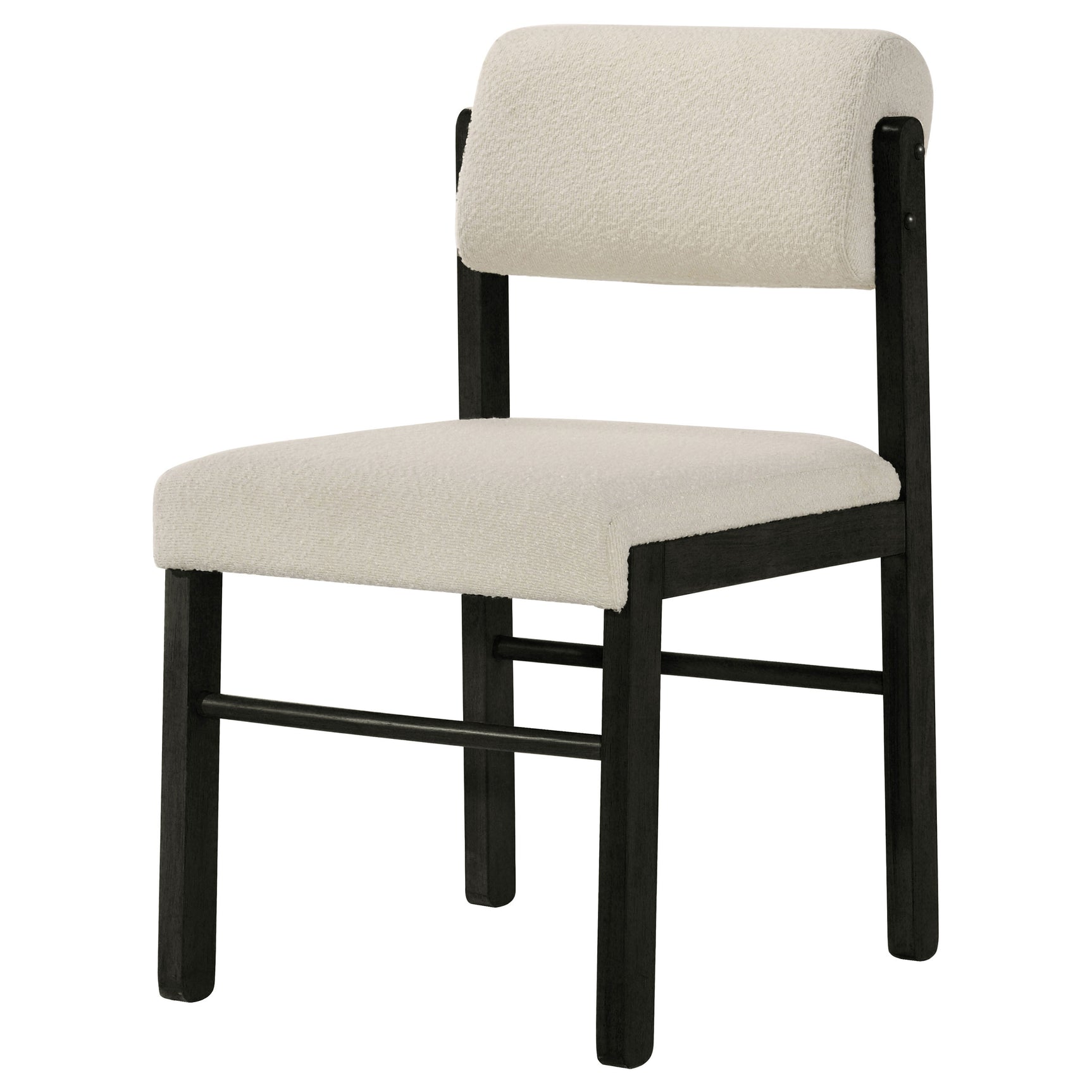 Kehoe Cream/Black Upholstered Dining Side Chair (Set of 2) - Ornate Home