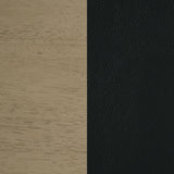 Kehoe Natural Oak/Black Upholstered Dining Side Chair (Set of 2) - Ornate Home
