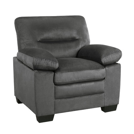 Keighly Dark Gray Chair - Ornate Home