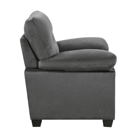 Keighly Dark Gray Chair - Ornate Home