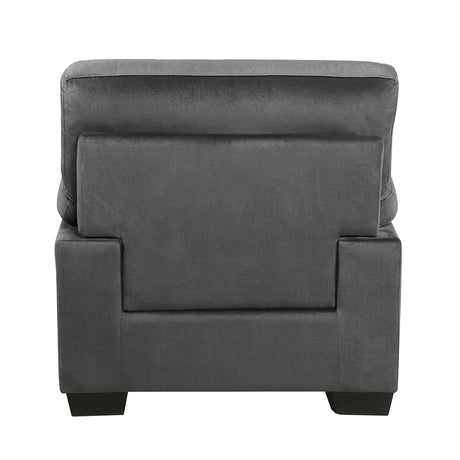 Keighly Dark Gray Chair - Ornate Home