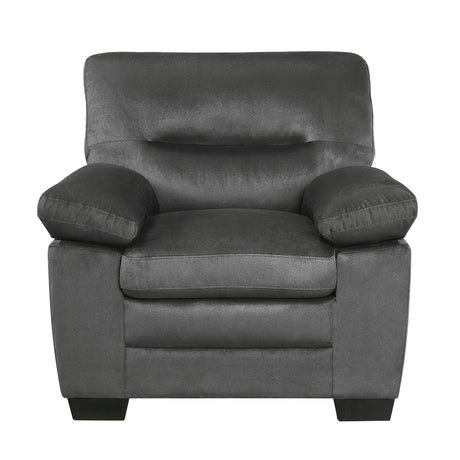 Keighly Dark Gray Chair - Ornate Home