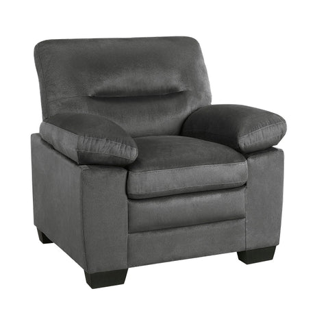 Keighly Dark Gray Chair - Ornate Home