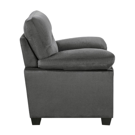 Keighly Dark Gray Chair - Ornate Home