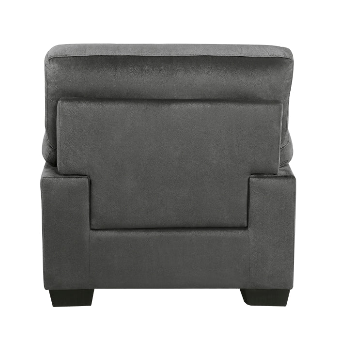 Keighly Dark Gray Chair - Ornate Home